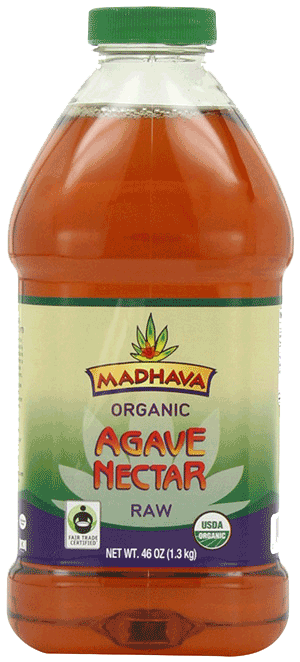 Raw organic agave syrup