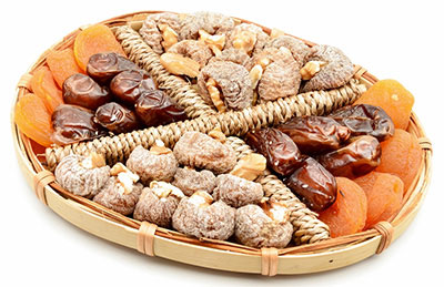 Dates, figs & apricots