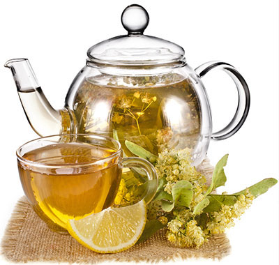 White herbal tea