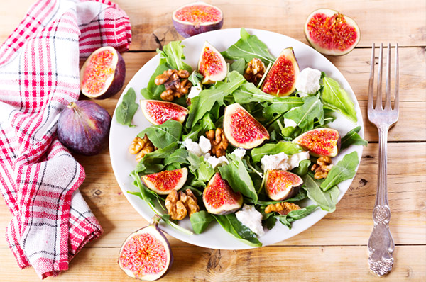 Fig & walnut salad